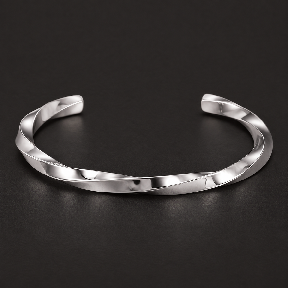 Twist Cuff bracelet, product photo 7.
