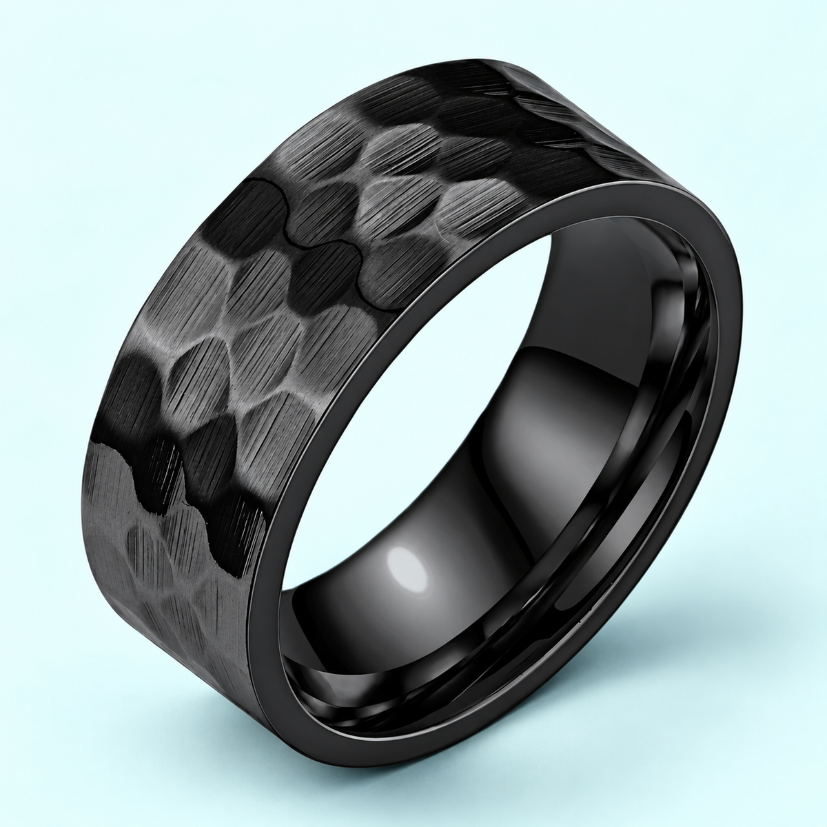 Black Hammered-Look Band - photo 7