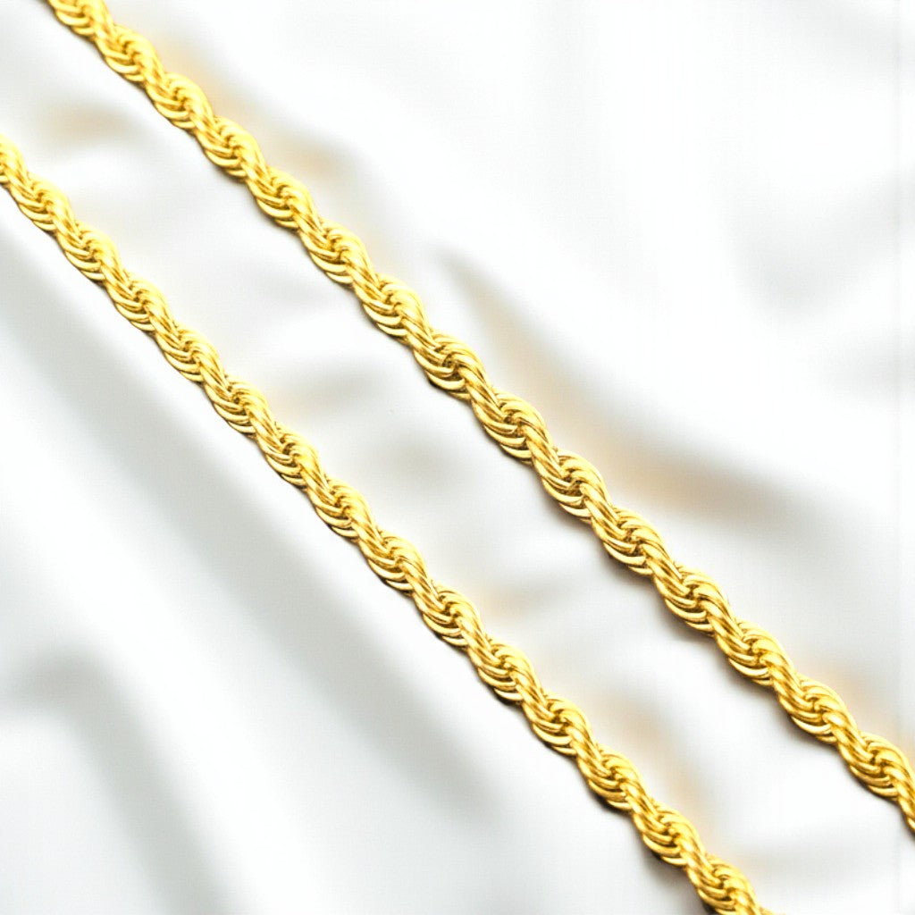 Gold-Tone Rope Necklace