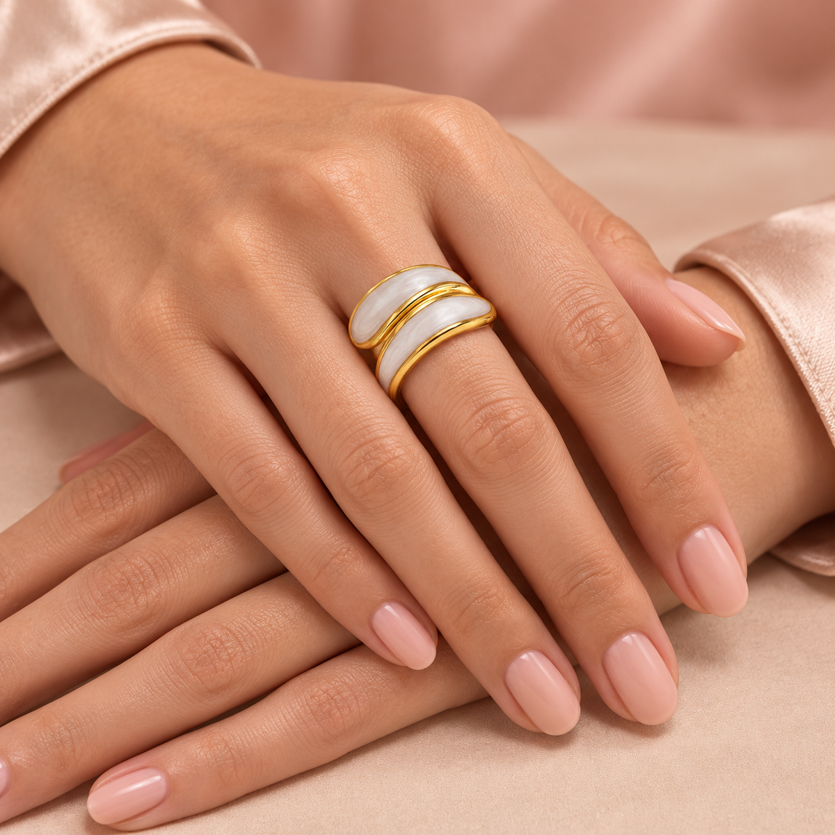 Ivory Curve Ring