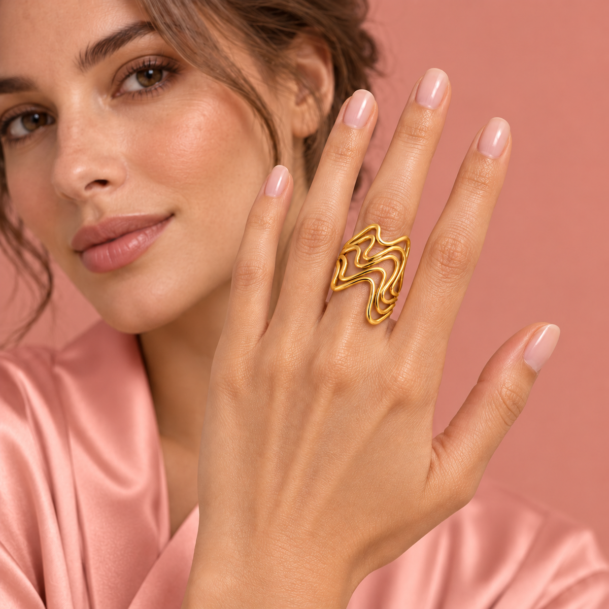 Organic Wave Ring