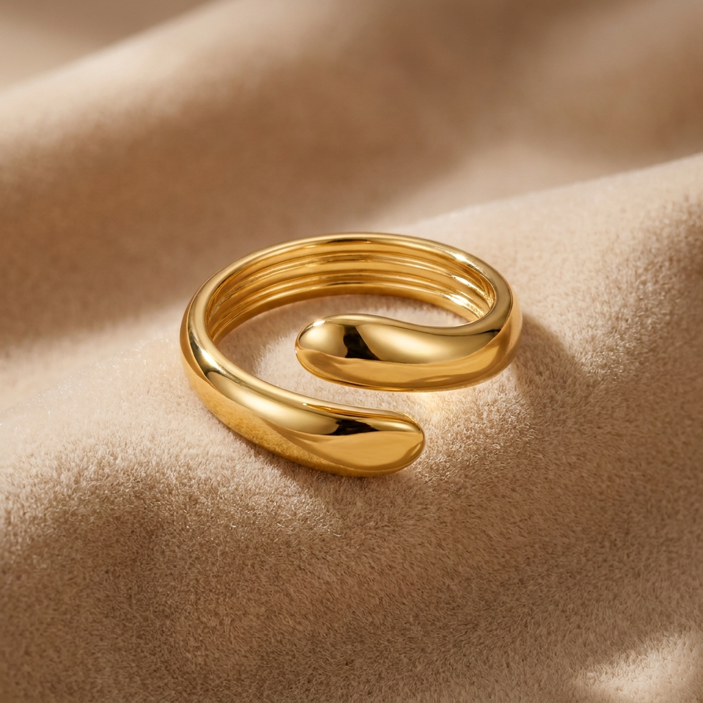 Gold-Tone Embrace Ring