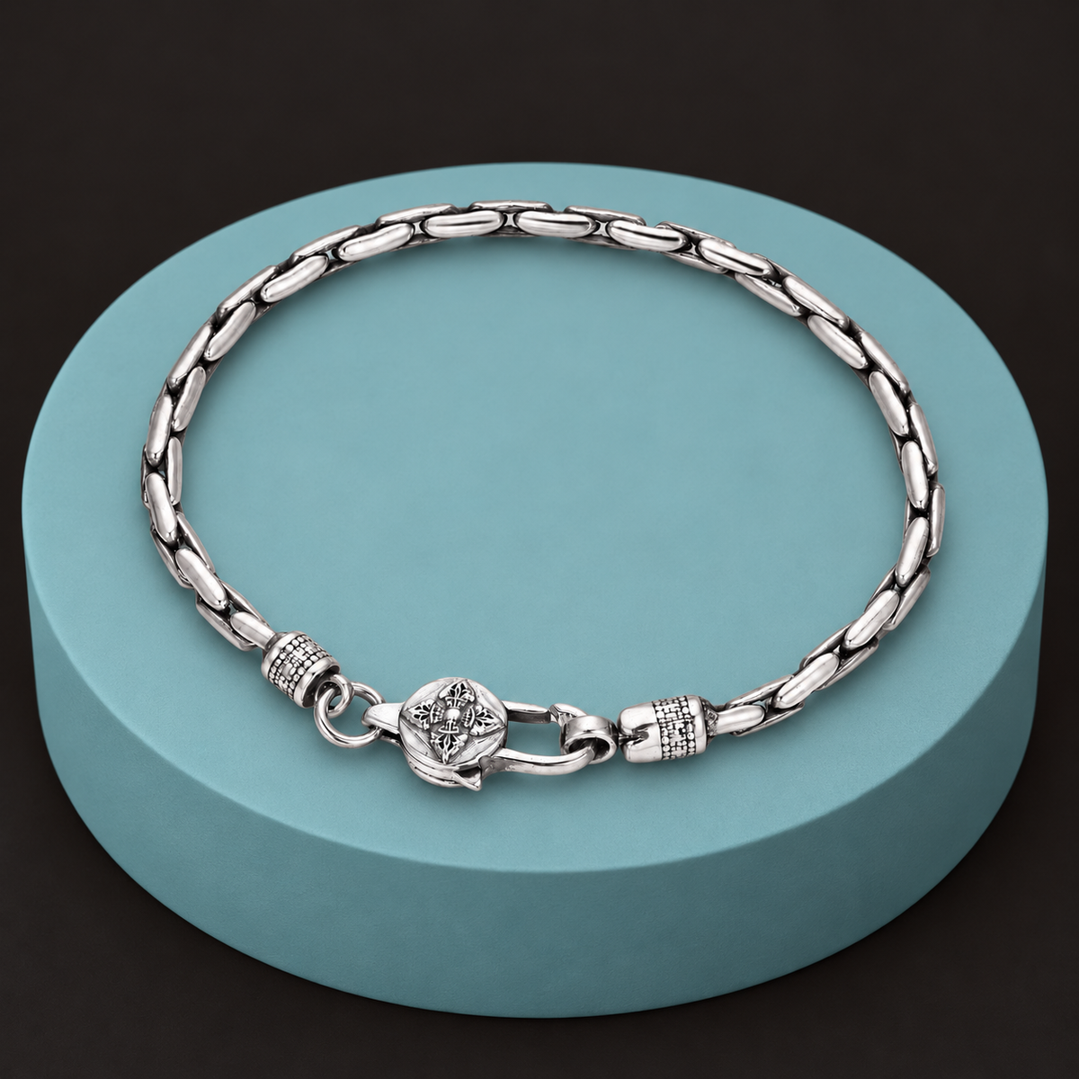 Bamboo Link Bracelet, product photo 6.