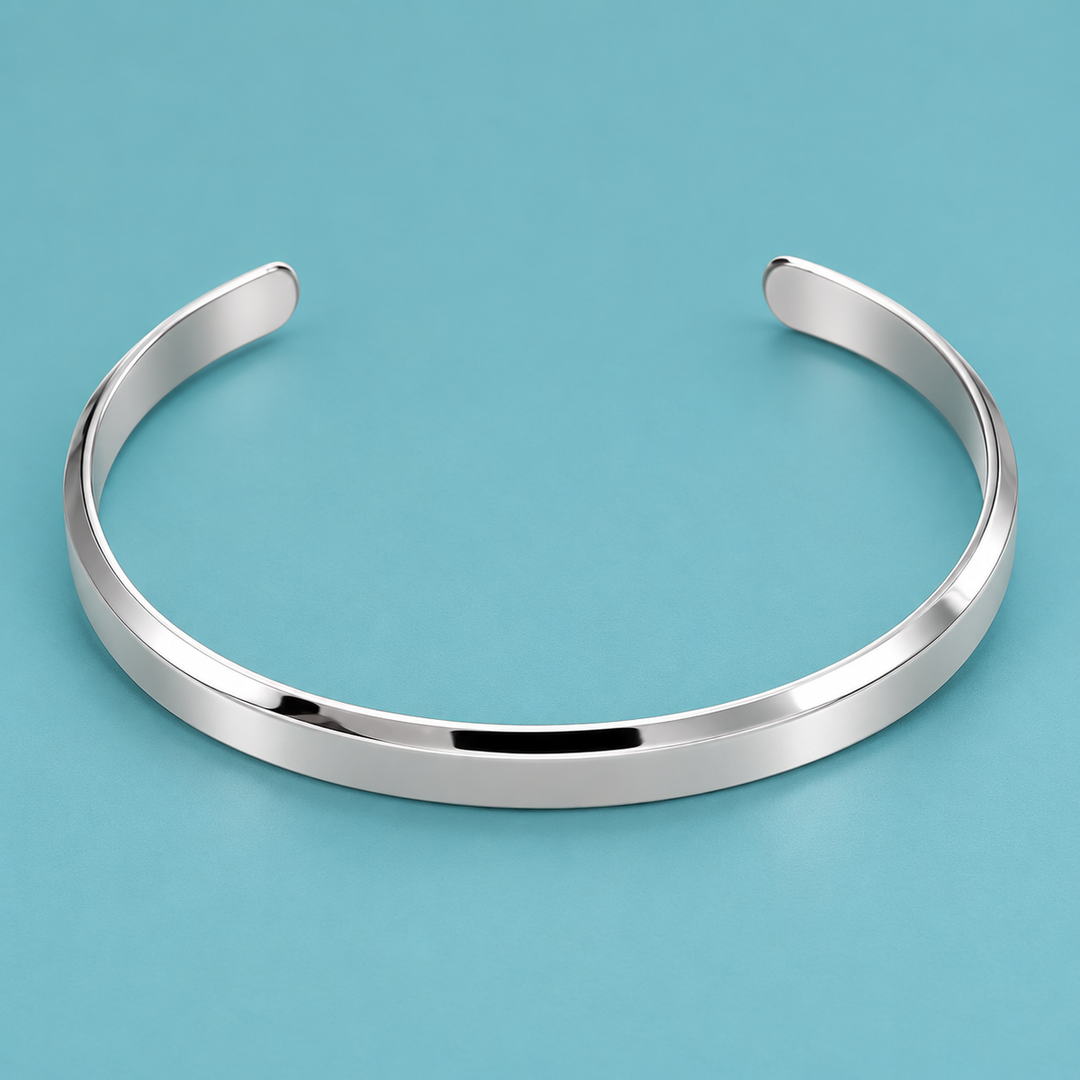 Silver-Tone Cuff bracelet, product photo 1.