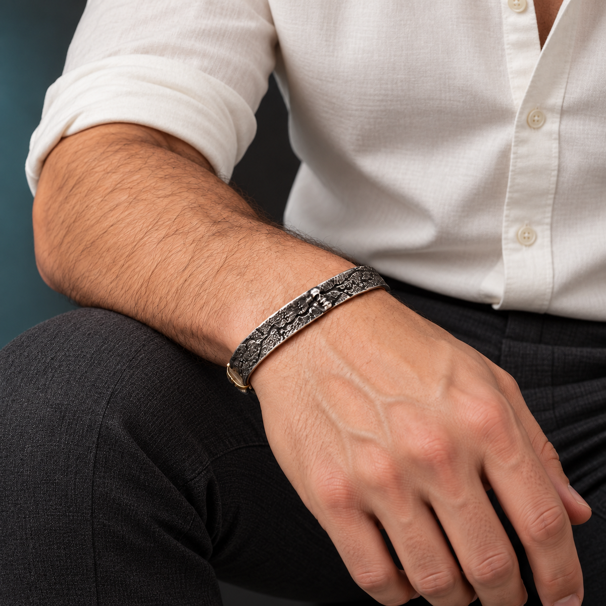 Mighty Fist Cuff bracelet, product photo 5.