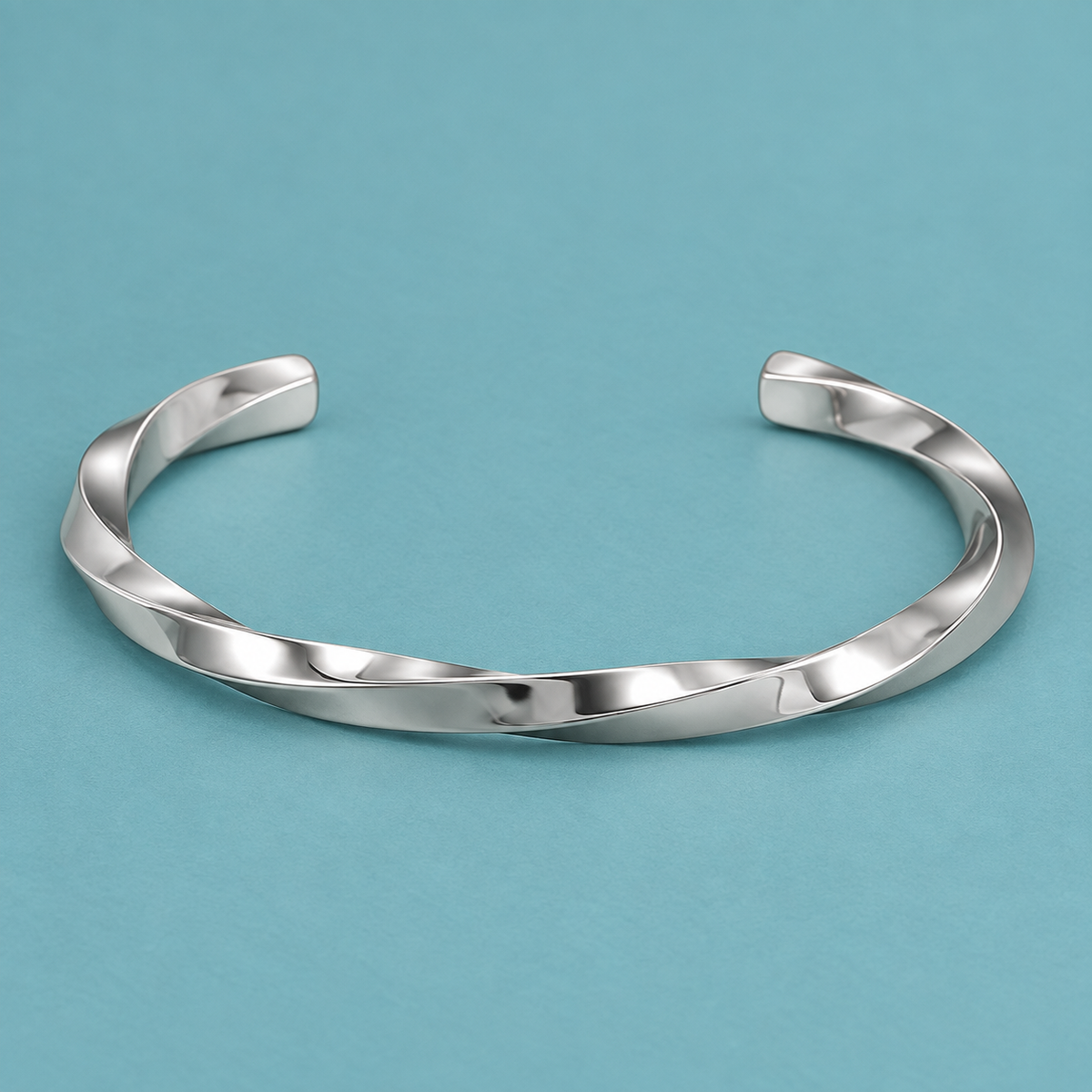 Twist Cuff bracelet, product photo 1.