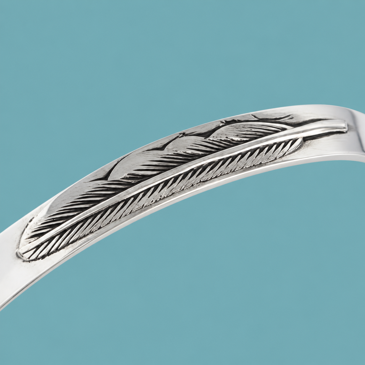 Feather Cuff bracelet, product photo 2.