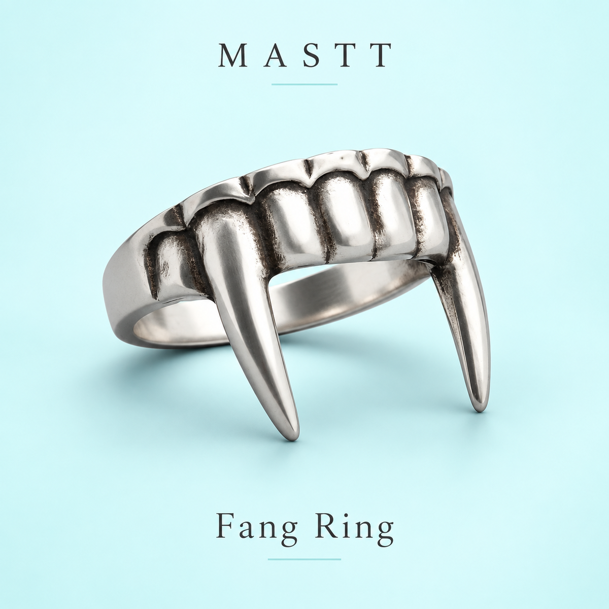 Fang Ring in a styled product view.