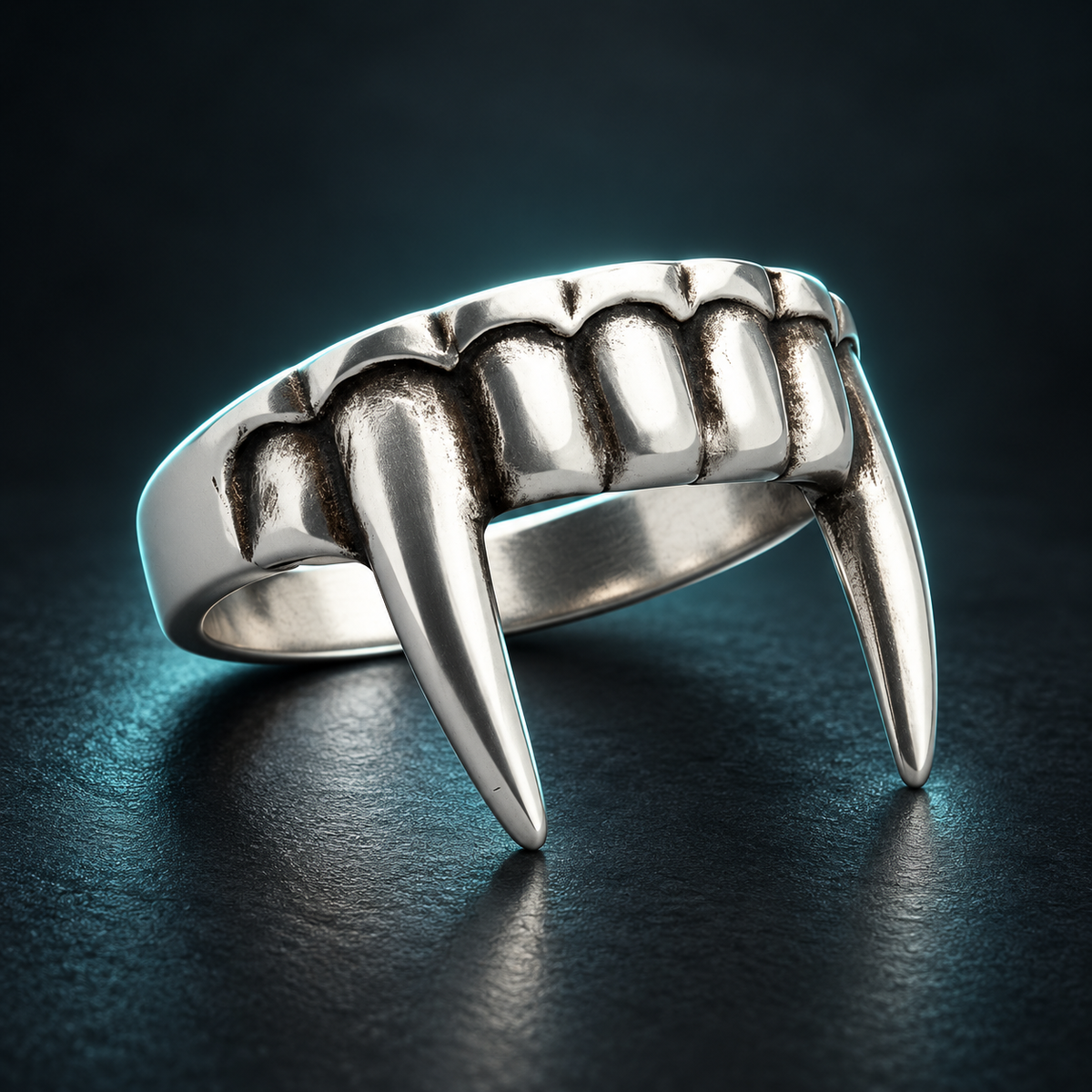 Fang Ring in a styled product view.