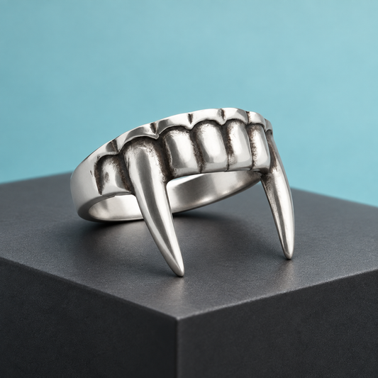 Fang Ring in a styled product view.