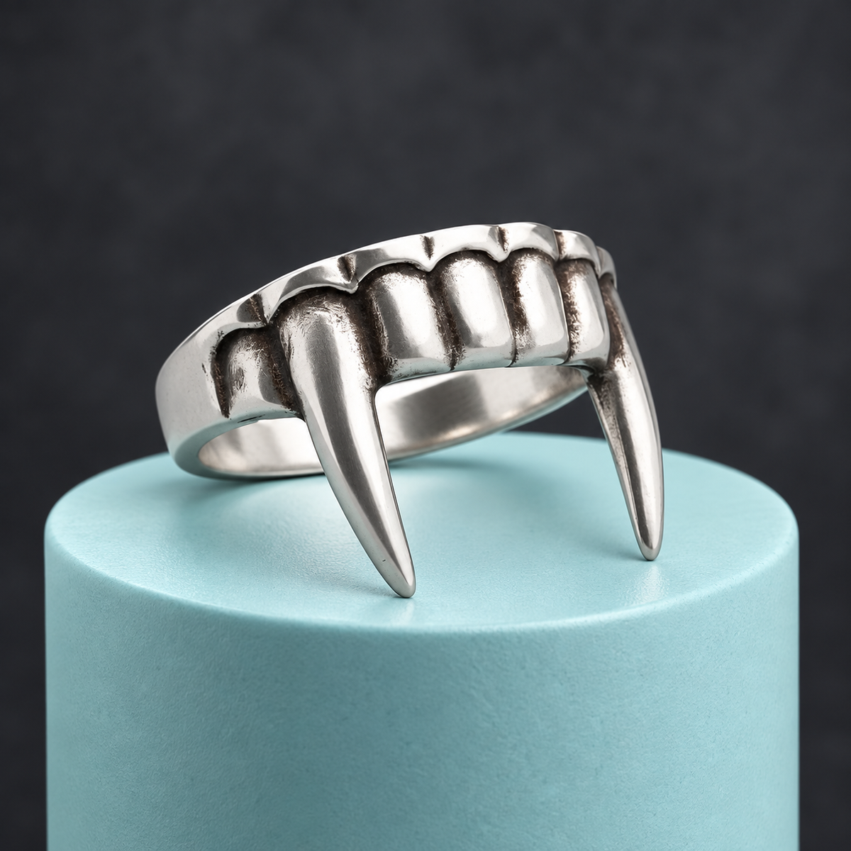 Fang Ring in a styled product view.