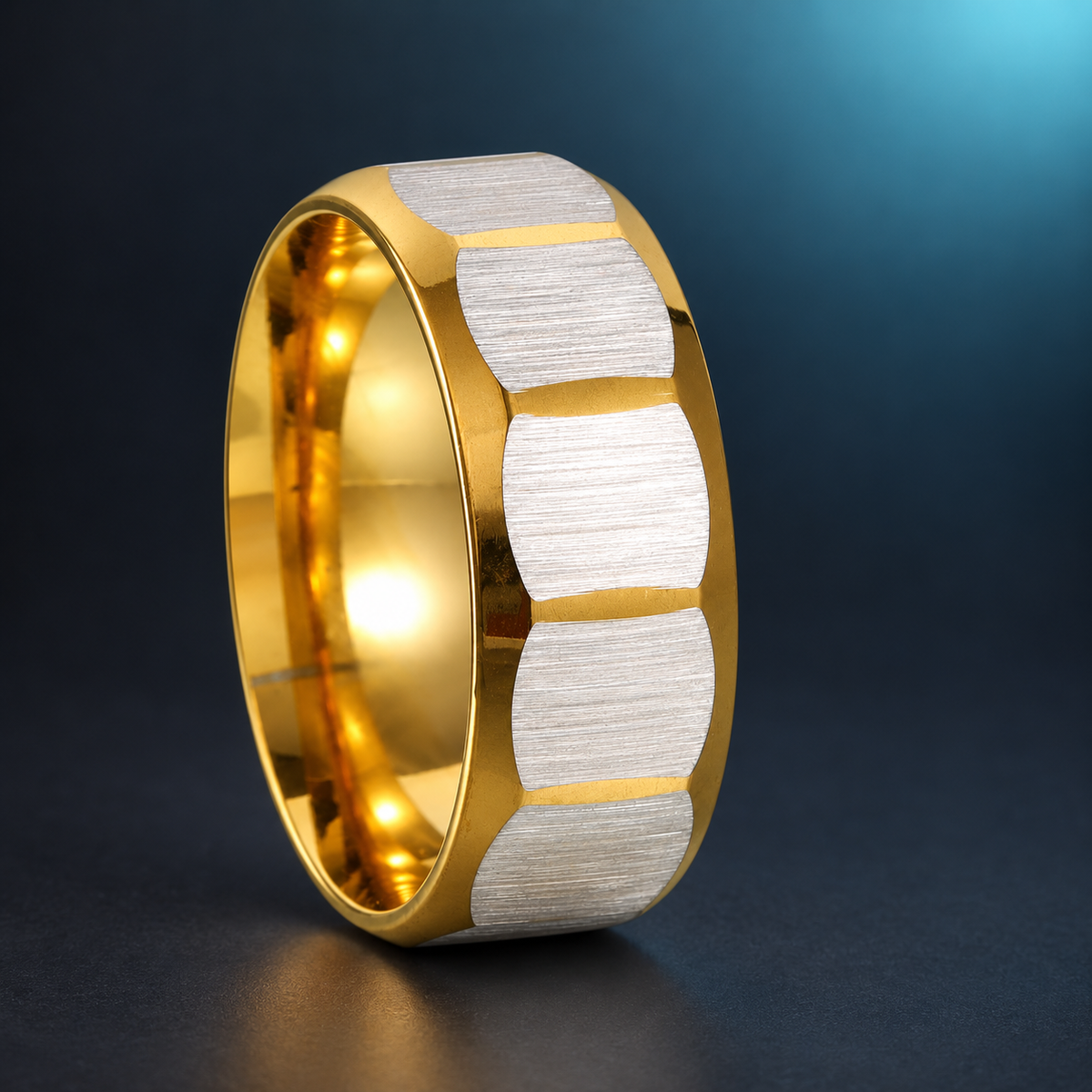 Gold-Tone and Silver-Tone Panel Band - photo 5