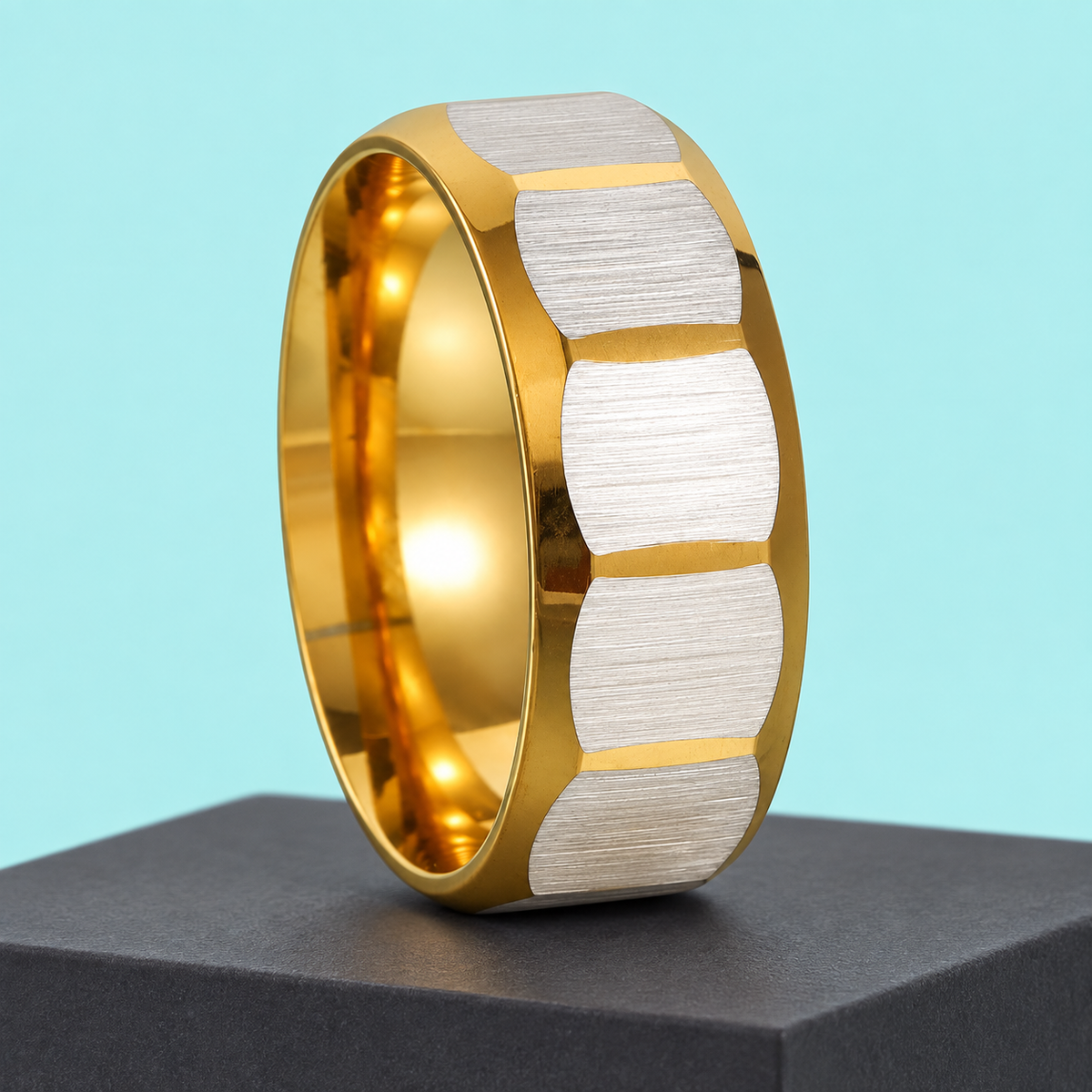 Gold-Tone and Silver-Tone Panel Band - photo 6
