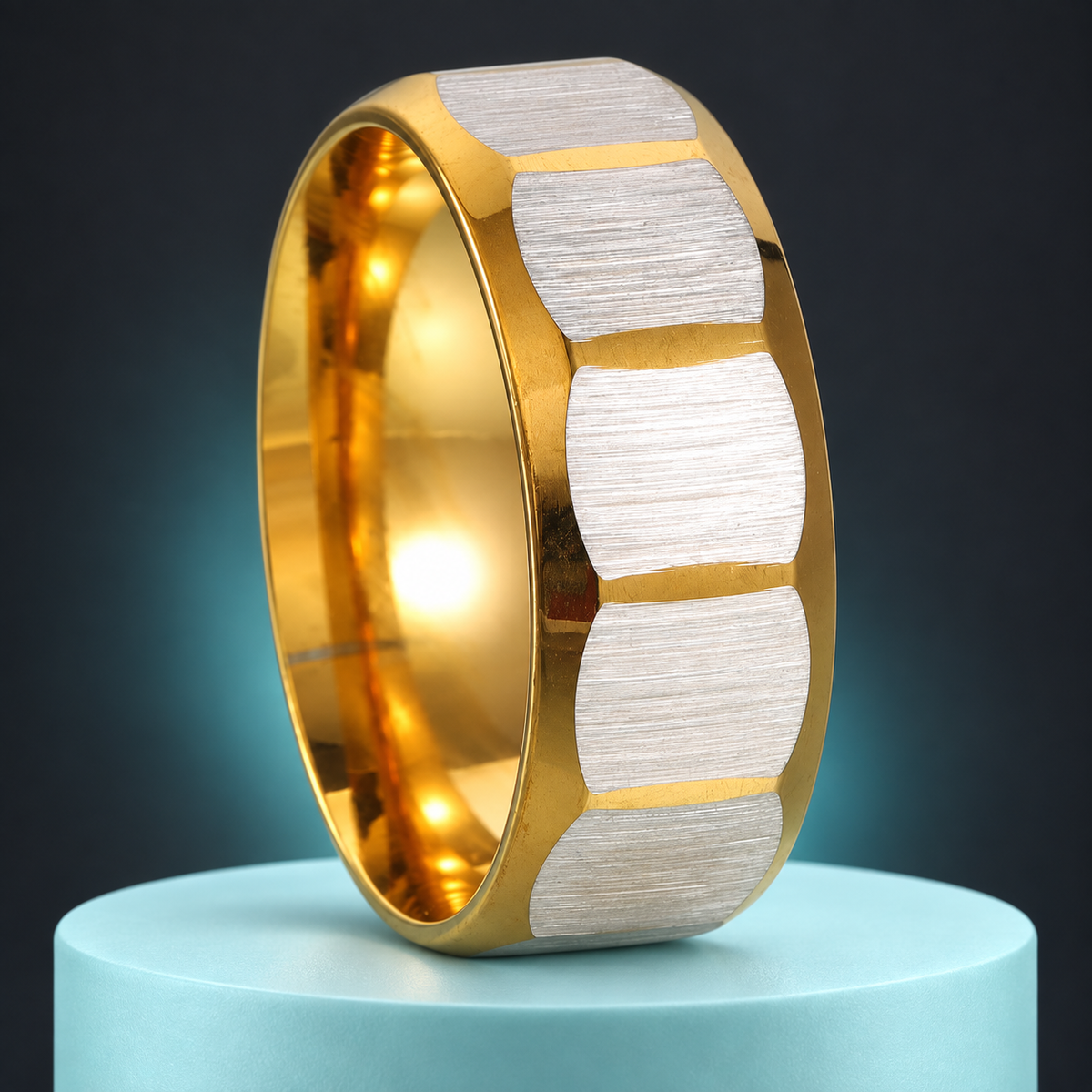 Gold-Tone and Silver-Tone Panel Band - photo 7