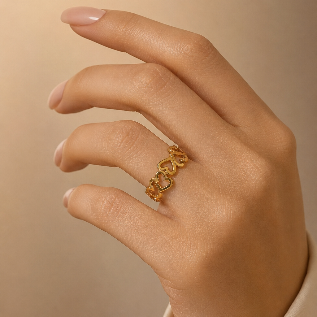 Hollow Heart Ring