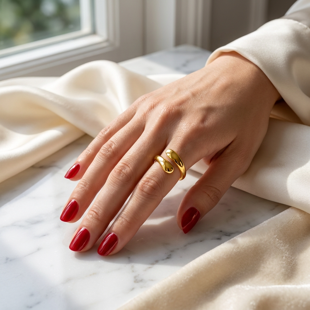 Gold-Tone Embrace Ring