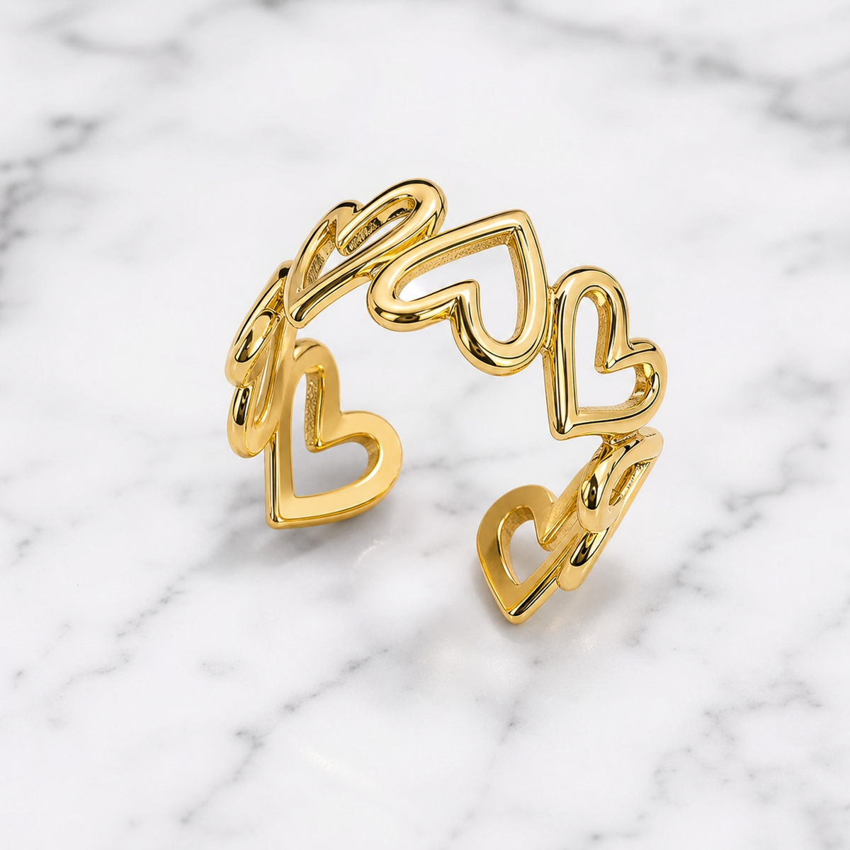 Hollow Heart Ring
