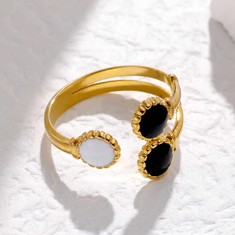 Gold-Tone Monochrome Bypass Ring