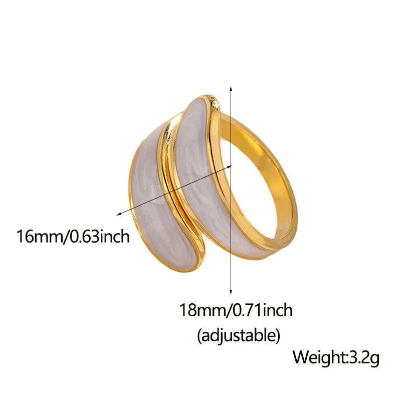 Ivory Curve Ring